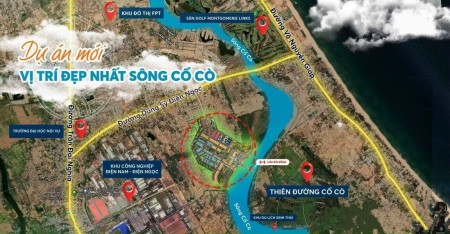 Đất nền ven sông Cổ Cò 100% điện âm chỉ 400 triệu (20%) sở hữu ngay vị trí trung tâm