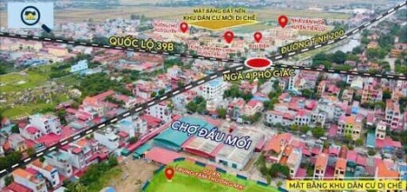 Khu dân cư mới Dị Chế - Tiên Lữ, giá bán thoả thuận chính chủ, sổ sẵn