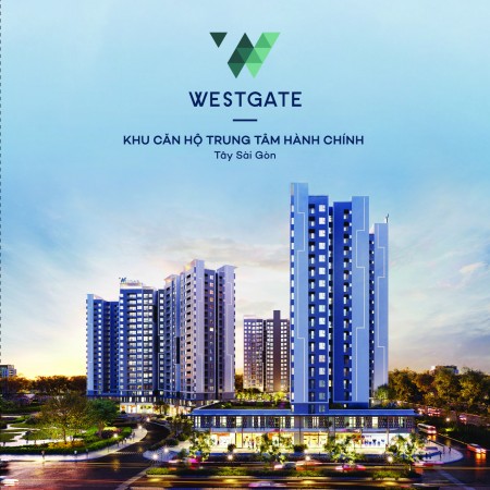 Căn hộ West Gate vị trí đọc tôn cao cấp khu Tây Sài Gòn, giá bán 1.8 tỷ, lhcc