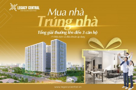 Căn hộ cao cấp Legacy Thuận An, Bình Dương, giá 890tr, hộ trợ trả góp