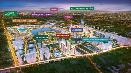 Căn hoa hậu 3PN đẹp nhất tại tiểu khu Pavilion Vin OCP, ls 0% trong 30th, view quảng trường 1.5ha
