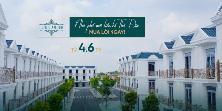 Nhà phố xây sẵn Cite Damour hút hàng giới đầu tư nhà phố với 8 lý do đặc biệt sau