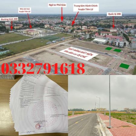 Đất sổ đỏ - Khu dân cư mới Dị Chế vị trí đẹp, giá bán thoả thuận, sổ sẵn