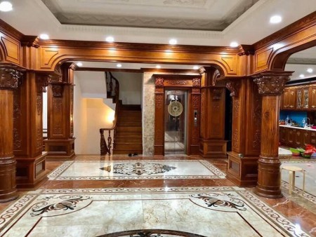 Bán biệt thự lô góc siêu đẹp khu liền kề phố Trung Kính, 290m x 5 tầng thang máy