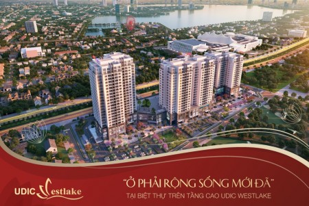 Udic Westlake Tây Hồ vị trí siêu hot tâm điểm đầu tư. Chỉ từ 3 tỷ căn hộ 2pn diện tích 84m2