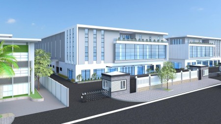 Cho thuê kho xưởng diện tích sử dụng 4420m2 KCN Tân Đô, Đức Hoà Hạ, Long An