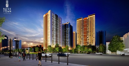 Căn hộ chung cư phù hợp nhất với các bạn trẻ tại Rose Town, thanh toán sớm 70%