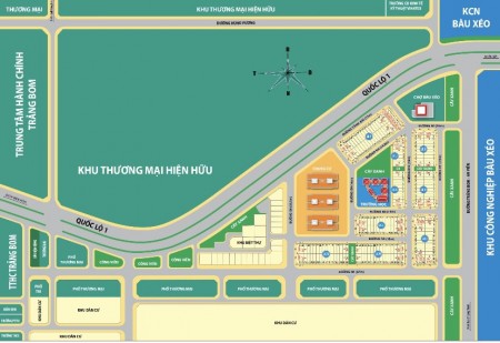 Bán đất nền và nhà liền kề nằm ngay cạnh chợ Bàu Xéo thổ cư 100% giá 1.4 tỷ- 3.7 tỷ