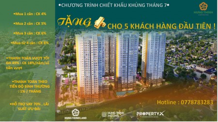 Mua ngay căn hộ Biên Hòa nhận Ck 34% từ chủ đầu tư Hưng Thịnh