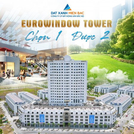 Bán căn chung cư Eurowindow 2PN, 2WC, sổ chính chủ, kiến trúc đẹp, bao sang tên