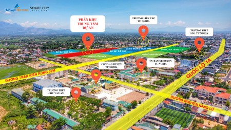 Bán lô góc ngã tư hướng Quảng Trường huyện Tư Nghĩa, giá bán thoả thuận