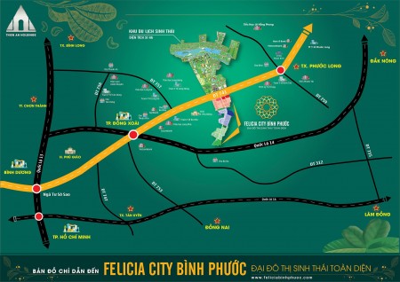 Nhận booking 10 triệu/nền sở hữu vị trí đẹp tại đô thị tại Bình Phước, pháp lí 1/500