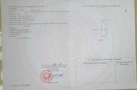 Bán đất Thiên Hương - Thuỷ Nguyên Hải Phòng, sổ đỏ chính chủ