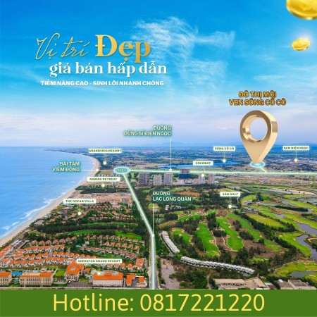 Cần bán đất nền View sông thiên đường Cổ Cò cơ hội đầu tư chỉ từ 350 triệu