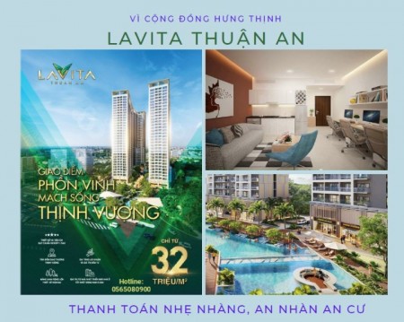 Dự án Lavita Thuận An - Đại lộ Bình Dương, ưu đãi sốc cho người Bình Dương