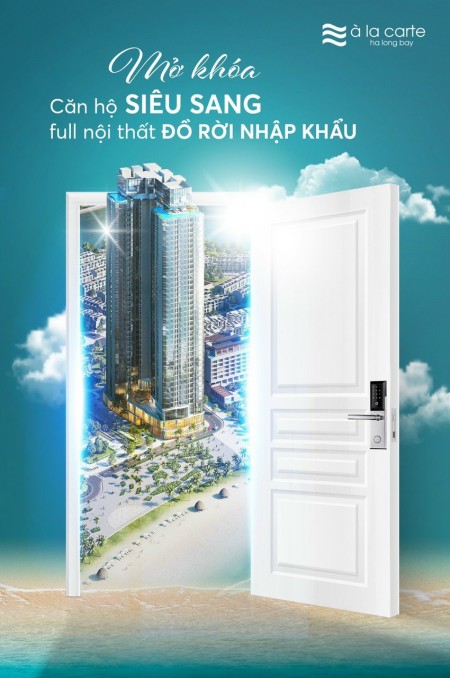Bán căn hộ siêu sang full nội thất đồ rời nhập khẩu chỉ có ở A La Carte Hạ Long Bay