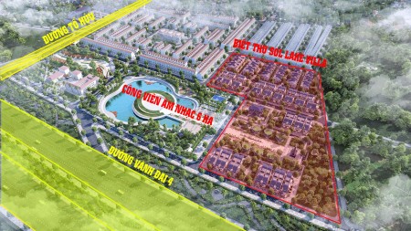 CĐT Nam Cường mở bán đợt 1 Biệt thự Sol Lake Villa tại khu D của Đại đô thị Nam Cường, Hà Đông.