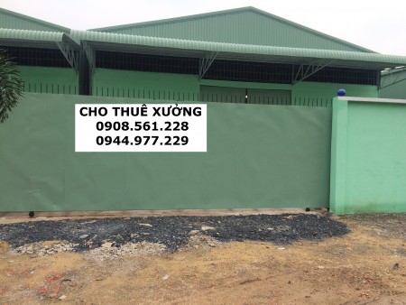 Cho thuê nhà xưởng quận 12. 200m, 400m, 500m, 700m, 1000m, 1200m, 1500m, 2000m lh: 0944.977.229