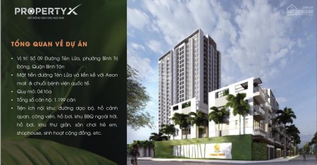 Hưng Thịnh mở bán căn hộ nhà phố mặt tiền Tên Lửa, Bình Tân, tiện ích đủ