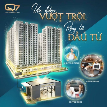 Shophouse Q7 Boulevard chiết khấu 24% cực hot mùa dịch, vừa kinh doanh vừa để ở