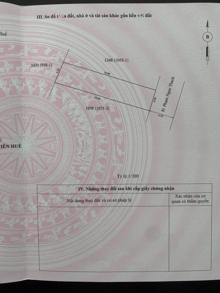 Bán đất mặt tiền Phạm Ngọc Thạch phường An Đông ngay trung tâm thành phố giá chi 2.3 tỷ