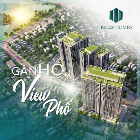 Chỉ với 650tr sở hữu căn hộ 2 ngủ tại dự án Feliz Homes, tọa lạc tại khu đô thị Đền Lừ, Hoàng Mai, Hà Nội