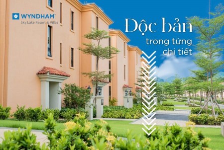 Bán biệt thự ven đô tai Hà Nội nẳm trong quần thể Resort golf bậc nhất - Wyndham Sky Lake