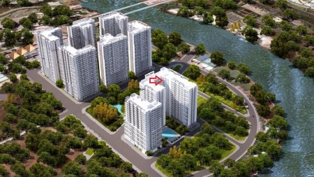 Cho thuê CH Sunrise Riverside 2PN, ở khu biệt thự Trần Thái giá 9.5 tr/th LH 0945121388