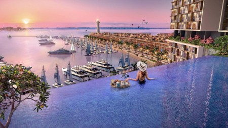 Bán căn dualkey dự án Sun Marina Town Hạ Long view cảng tàu khách quốc tế, tòa 04, tầng 09, rông 79m2