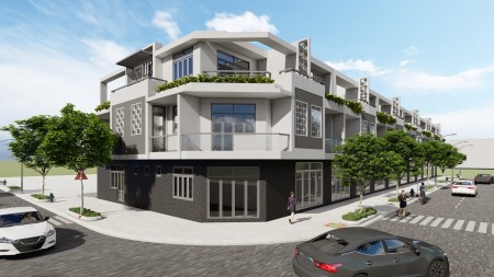 Căn shophouse ngay khu kinh doanh sầm uất, pháp lí rõ ràng, bàn giao ngay