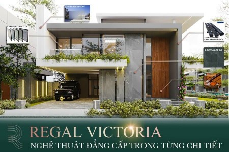 Biệt thự đảo ngọc Regal Vitoria khu biệt lập - ven sông liền biển Nam Đà Nẵng. Hỗ trợ vay NH 70%