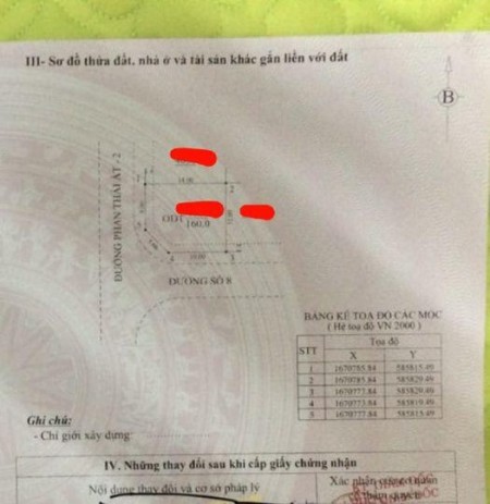 Bán lô góc Ngọc Bảo Viên 2 mặt tiền (Phan Thái Ất giao nhau với đường số 8 )