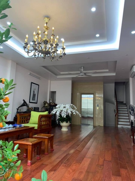Mặt phố trung tâm nội thất gỗ quý thang máy dát vàng, lh 0973357014