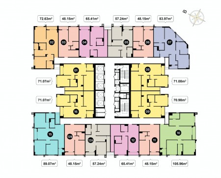Cần bán nhanh căn góc 3pn chung cư 120 Định Công, Giải Phóng, sổ đỏ lâu dài