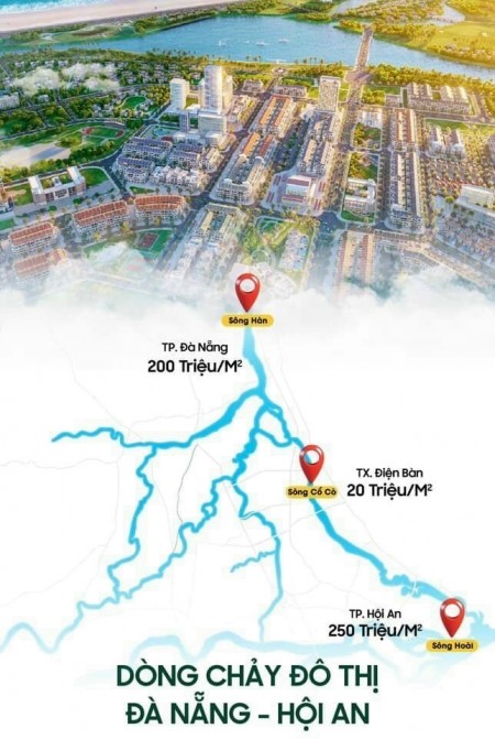 Khu Đô Thị Trung Tâm Hành Chính khu Điện Âm đầu tiên ven sông Cổ Cò cách biển 800m
