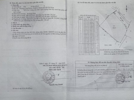 Bán đất phường Long Phước quận 9 thành phố Thủ Đức 1075m2 LH: 0907016378 (Mr.Thông)