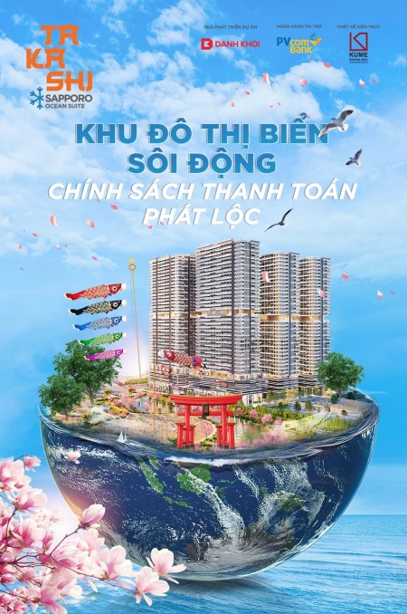 Căn hộ chuẩn 5 sao, tại vịnh thiên đường Quy Nhơn, pháp lý sở hữu lâu dài hiếm có