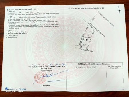 Cần bán đất tại đường Võ Nguyên Giáp, liên hệ 0911572986, đất có sẵn sổ hồng