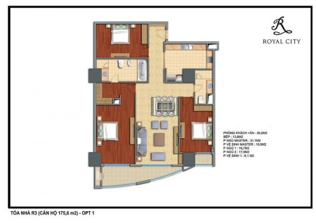 Bán nhanh căn 15 tòa R3 tại Royal City, view quảng trường, giá bán 11 tỷ Lh 0343.951.063