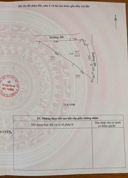 Nhượng gấp lô gốc 2 mặt tiền ở Vĩnh Tân Tân Uyên Ngay cổng KCN VSIP 2