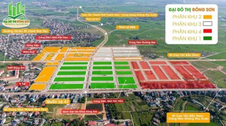 Kẹt tiền do dịch bệnh cần bán nhanh lô đất MB3220 Đông Thịnh - Đông Sơn