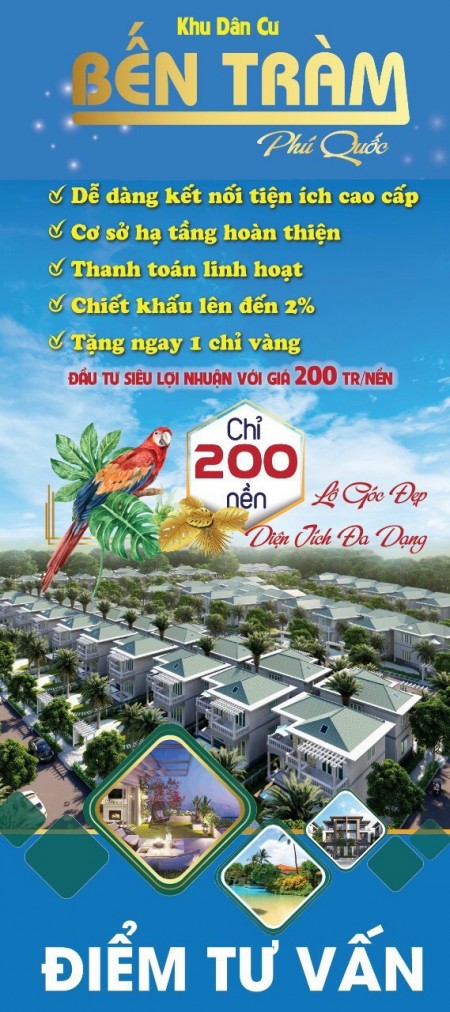 Bán đất nền dự án KDC Thu Nhập Thấp Bến Tràm Phú Quốc Kiên Giang