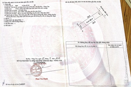 Đất sổ đỏ Phú Mỹ Golden Valley, đường Mỹ Xuân Ngãi Giao Bà Rịa Vũng Tàu LH 0902514989