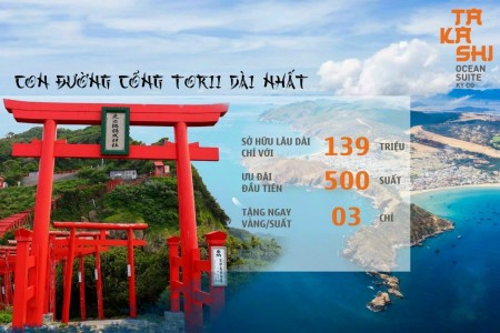 Căn hộ view biển Takashi Ocean Suite mang phong cách Nhật đầu tiên tại Bình Định