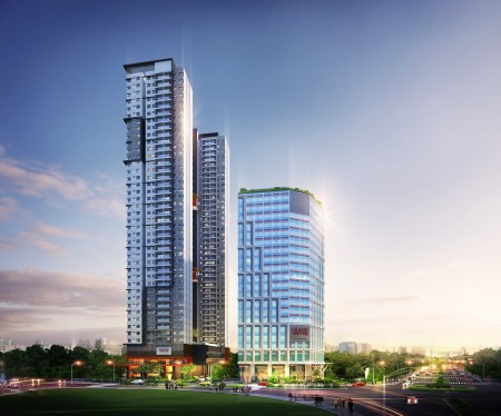 Grand Center Quy Nhơn gồm 42 tầng nằm ở 01 Nguyễn Tất Thành, Quy Nhơn. Giá 1,5 tỷ/căn