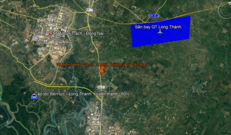 Đắc địa 10m mặt tiền đường Quốc Lộ 51 huyện Long Thành Đồng Nai, sổ đỏ chính chủ