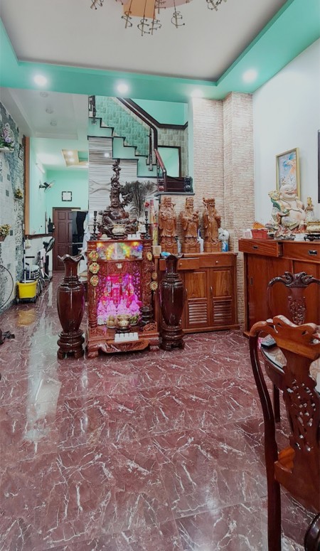 Bán Nhà HXT Hương Lộ 2, dt 80m2, 3 Lầu Nội Thất Cao Cấp, giá chỉ 6.75 Tỷ TL, 0971243100