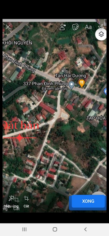 Khách gửi bán lô đất ngõ 337 Phan Đình Phùng, Bắc Lý bao giá thị trường, lhcc