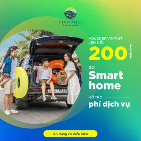 Sở hữu căn hộ Vinhomes Ocean Park giá chỉ từ 222 triệu đồng nhà ở ngay lãi tức thì