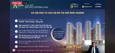 Chỉ 100 triệu sở hữu ngay Astral City căn hộ cao cấp nhất Bình Dương, tiện ích đầy đủ